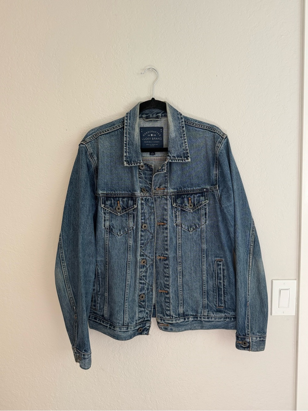 Lucky Brand Blue Denim Trucker Jacket